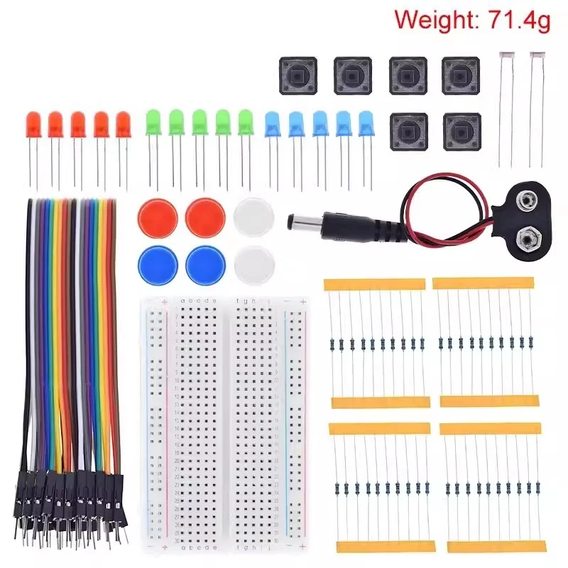 Starter Kit For UNO R3 Mini Breadboard LED Jumper Wire Button For Arduino Diy Kit School Education Lab