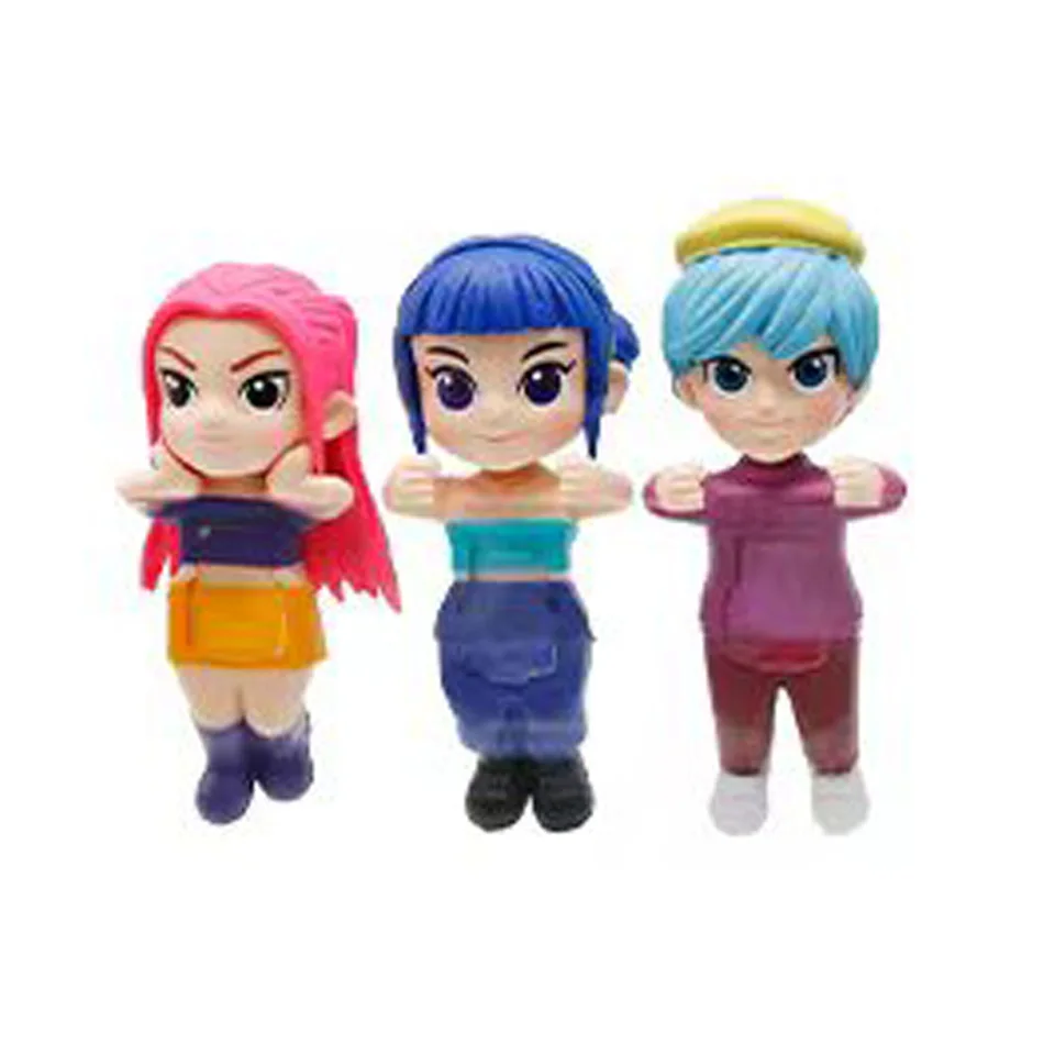 Kpop Demon Hunters Blind Box seria zwierzęca Blind Box Doll modne ozdoby do samochodu i telefonu komórkowego zabawki dla dzieci prezent na Halloween