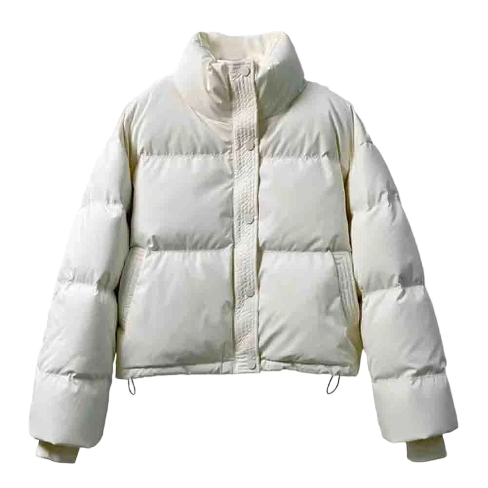 

Утепленная женская укороченная куртка из искусственной кожи, свободное пальто на осень-зиму, повседневная одежда для поездок на работу