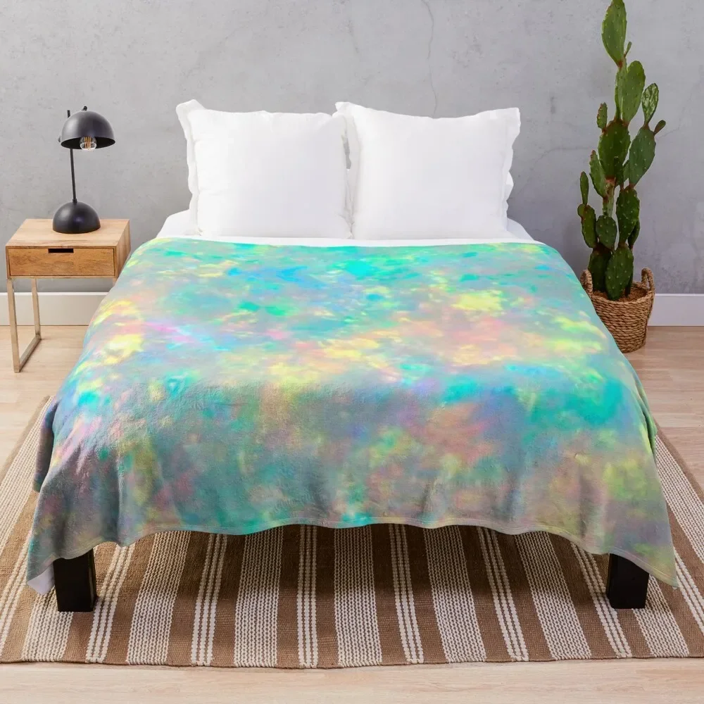 

Opal Pattern Throw Blanket cosplay anime Thermals For Travel Weighted Thermal Blankets