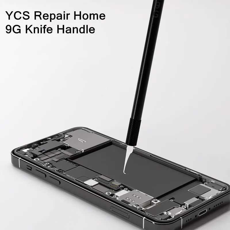 

YCS Ultra-light 9G Knife Handle for Mobile Phone Chip Maintenance Repair Single Head Glue Removal Carving Knife Handle