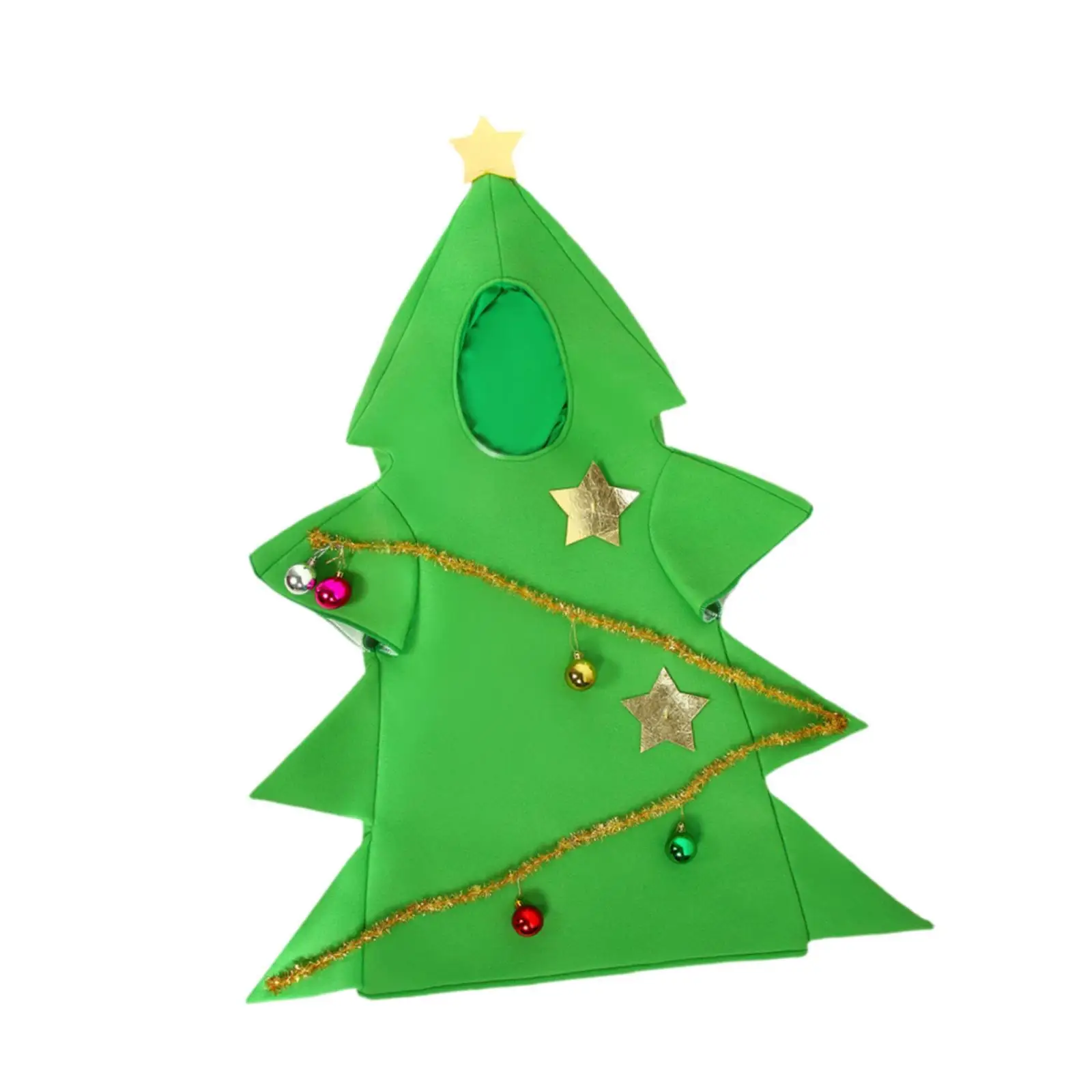 

Рождественский елочный костюм, забавный милый наряд для ролевых игр, праздничные аксессуары