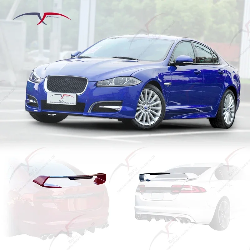 Suitable for  XF 2008-2015 modified RS tail spoiler, rear spoiler, luggage compartment tail black carbon fiber decoration