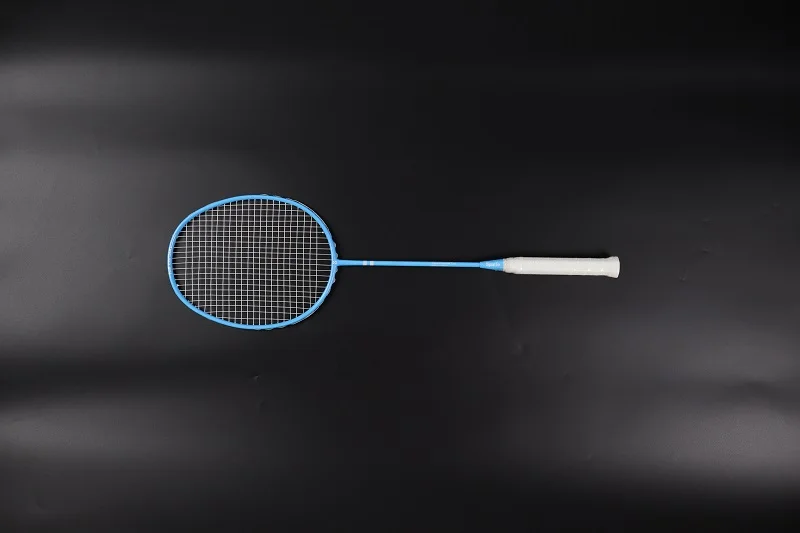 Lightweight full Carbon fiber material badminton racket, customized frame design, portable durable structure for outdoor indoor