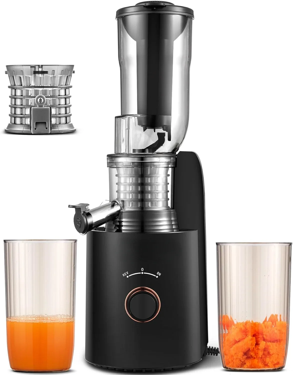 

Blue Slow Masticating Juicer for Nutritious and Flavorful Juice Extraction | Energy-Efficient Cold Press Juicer for Fresh Fruits