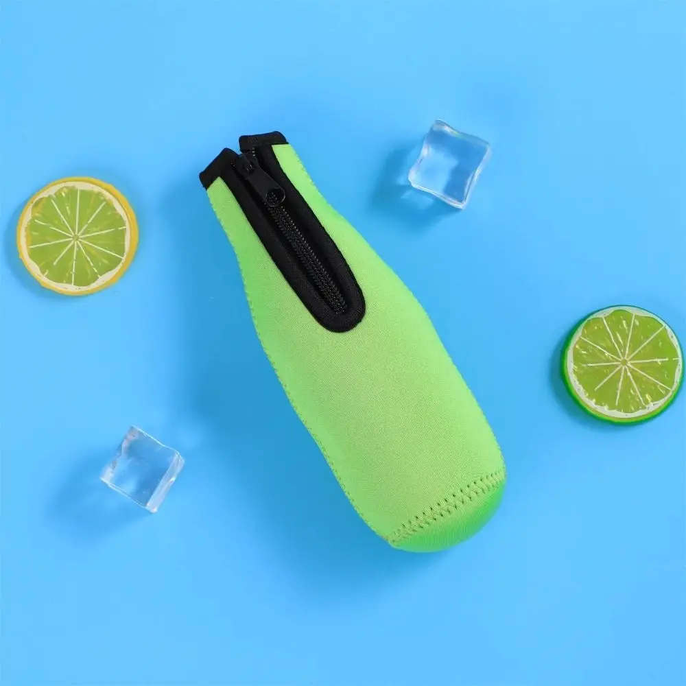 High Quality Insulation Beer Bottle Cover 12 Oz 330 Ml with Ring-pull Water Bottle Bag Portable Protective Beverage Bag Party