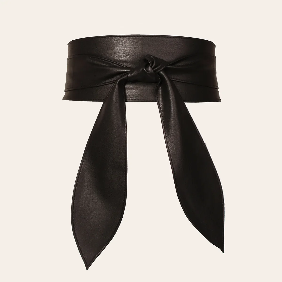 Wide Belt Waist Cincher with Decorative Waist Cincher and Bow Tie, New Soft and Versatile Super Long Ribbon