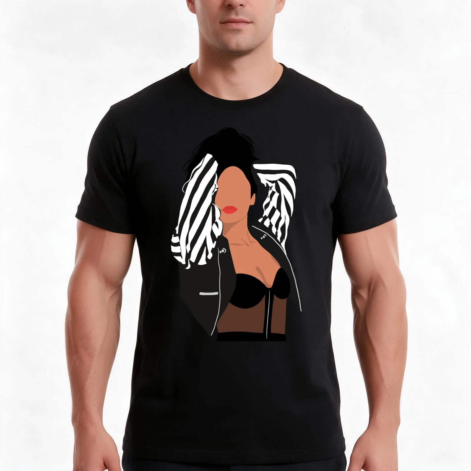Selena T-Shirt, Summer Casual Cotton Tee, Oversized Streetwear Tops, Vintage Graphic Print, Loose Fit Short Sleeve, 100% Cotton