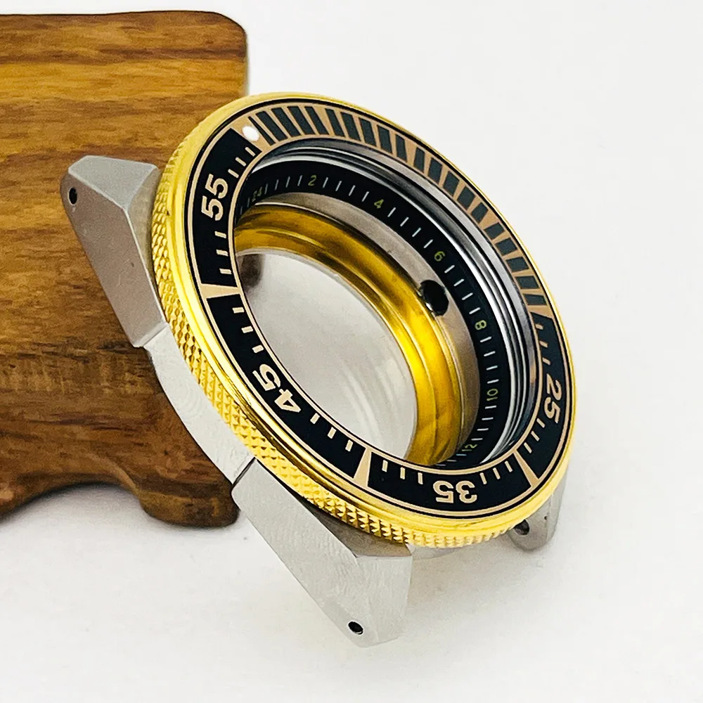 Mod SRPB Samurai Watch Case NH35 NH35 Case Fit For 7s26 NH34 NH35 NH36 Movement Transparent Back cover Samurai Watch Case