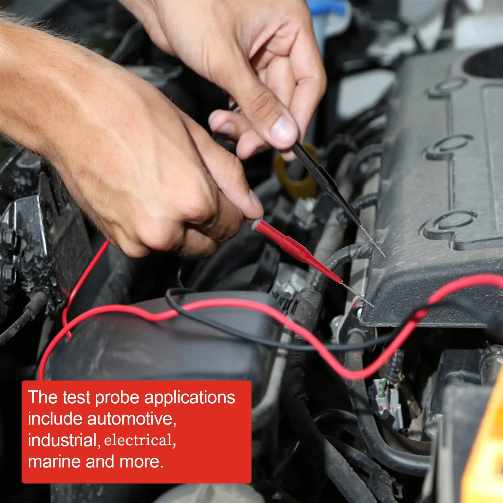 10Pcs 30V Diagnostic Tools Multimeter Test Lead Extention Back Piercing Needle Tip Probes Car Automotive Test Probe Kit 0.7MM image 6