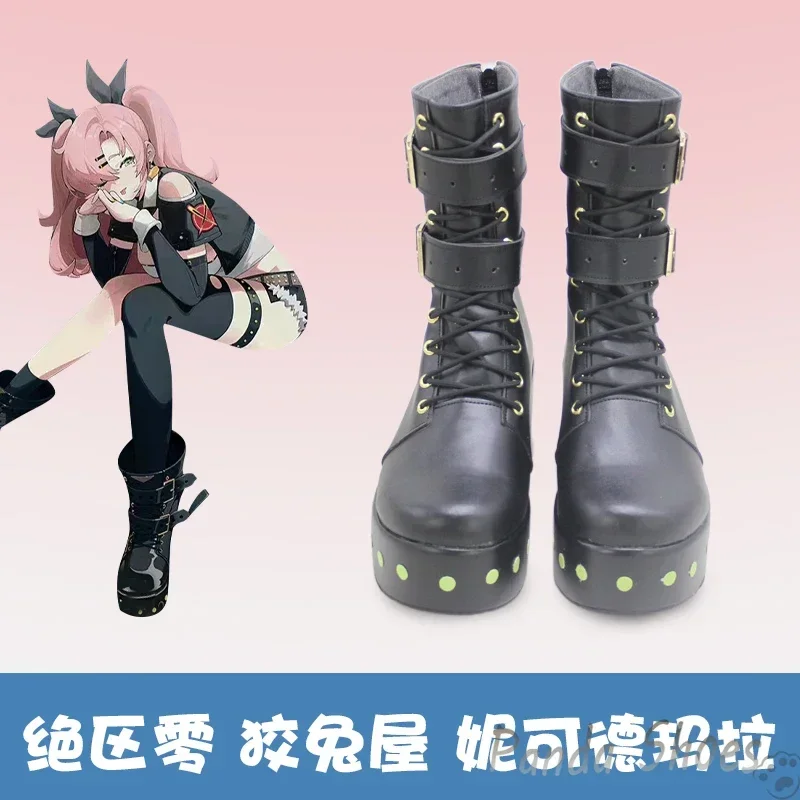 

Game Zenless Zone Zero Nicole Demara Cosplay Shoes Anime Cos Comic Cosplay Costume Prop Shoes for Con Halloween Party