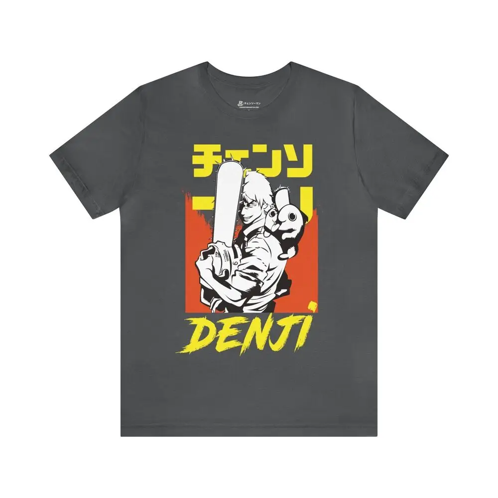 Chainsaw Man's Roaring Denji Tee-Chainsaw Man Anime Graphic T-Shirt | CHAINS007