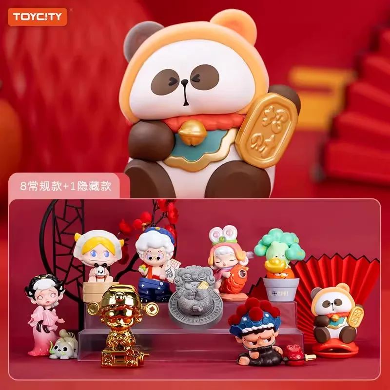 

Toycity «Blessing Pouch» серии слепая коробка игрушки милая мультяшная модель куклы экшн-фигурка коллекция периферия случайная загадочная коробка подарок