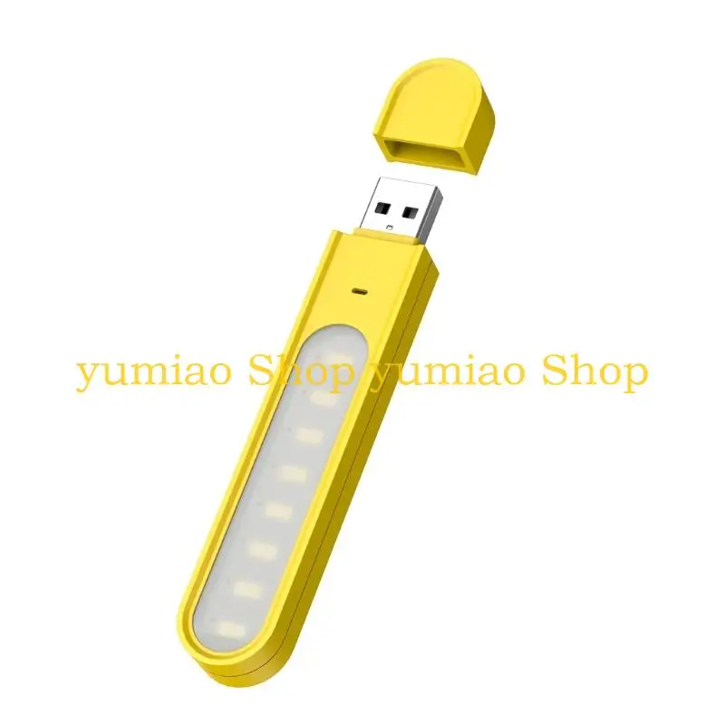 587B Multi Purpose USB LED Desk Lamp 8 Bright Lights Type C USB LED Lamp Light Portable Night Light For Study Camping