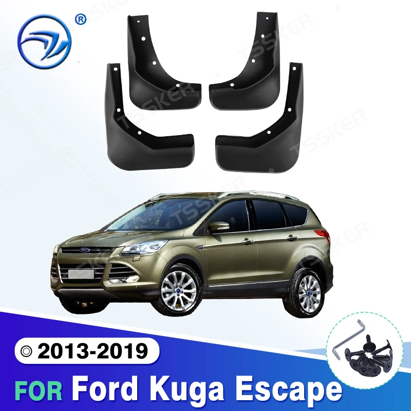 Set Mudflaps For Ford Kuga Escape 2013 2014 2015 2016 2017 2018 2019 Splash Guards Mud Flaps Front Rear Mudguards Fender
