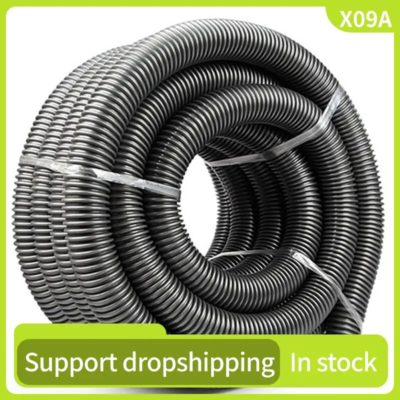 

X09A 2X Inner 40Mm/Outer 48Mm Vacuum Cleaner Household Threaded Tube Pipe Bellows Industy Vacuum Cleaner Hose Bellows