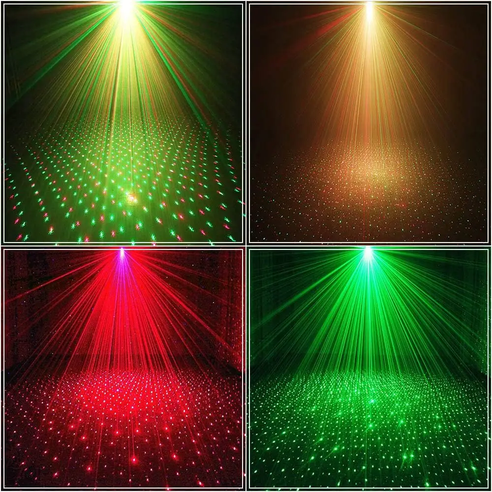 Party Lights,Disco DJ Lights Strobe Light Rave Stage Light Club Light Sound Activated with Remote Control for Parties Bar KTV