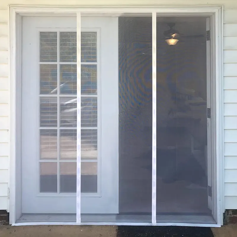 Magnetic Door Screen Mosquito Net White Invisible Anti Mosquito Mesh Summer fly Insect Proof Net Automatic Closing Door Curtain