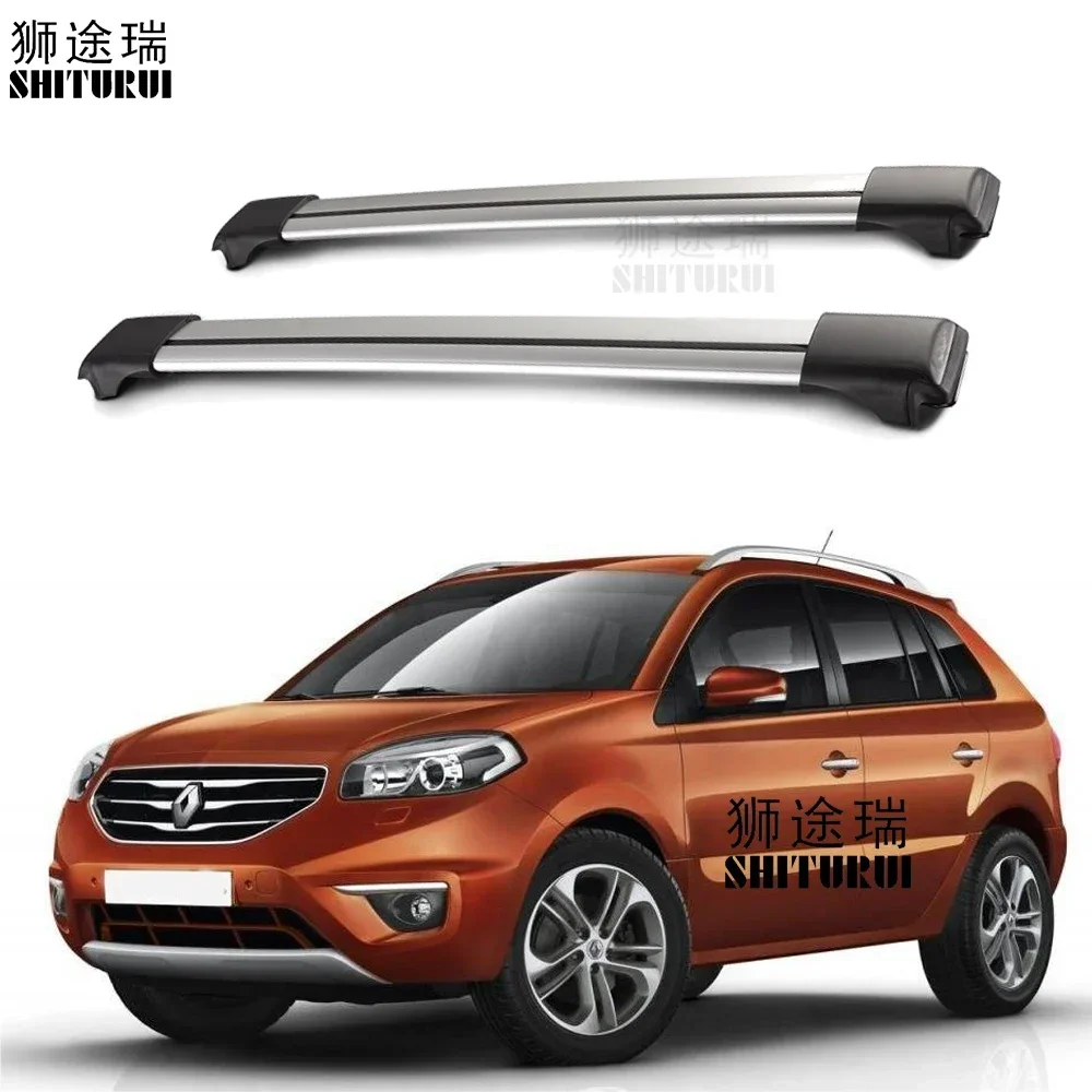 SHITURUI 2Pcs Roof bars For RENAULT KOLEOS II 2008-2016 (HC_)  Aluminum Alloy Side Bars Cross Rails Roof Rack Luggage