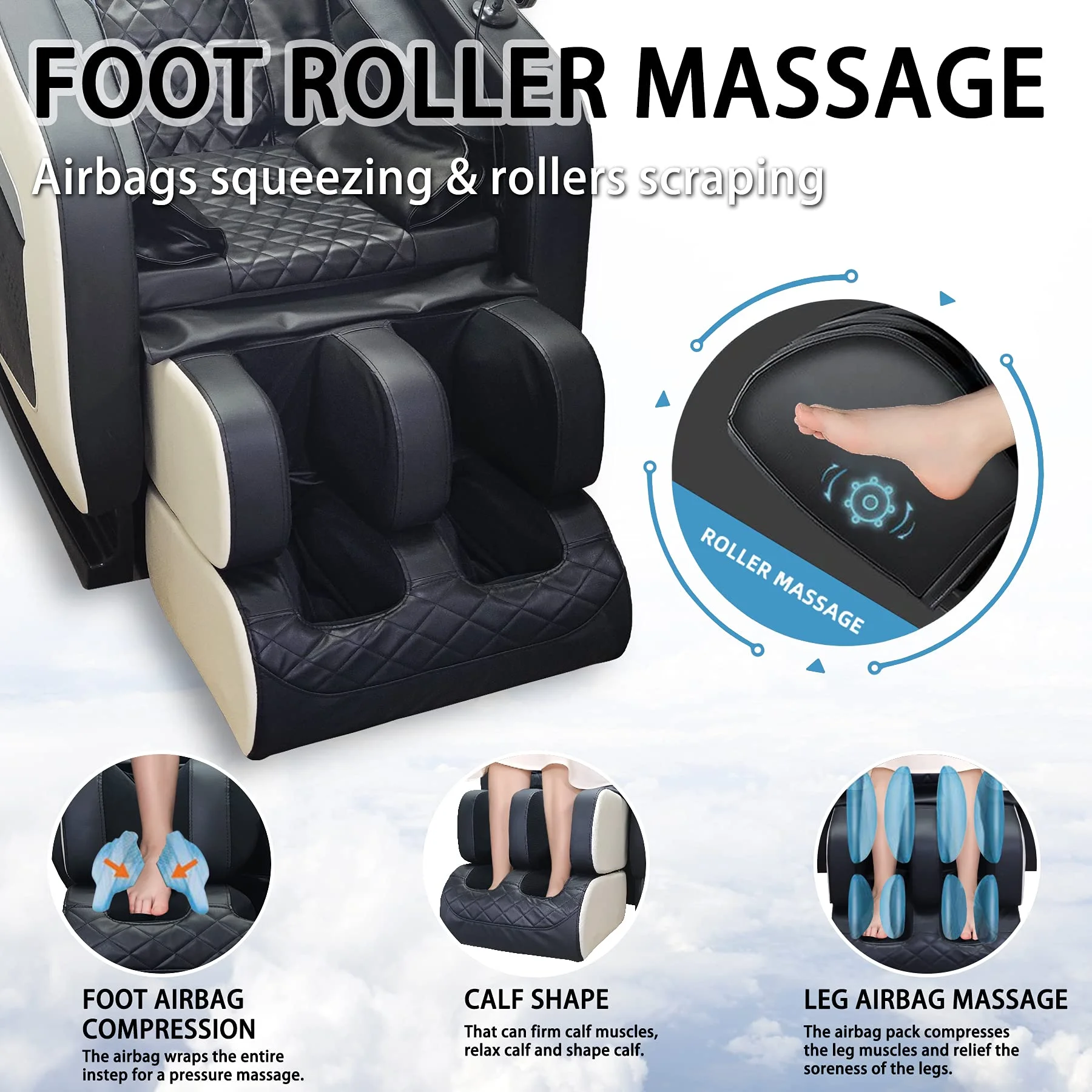 Electric Shiatsu Full Body Back Fixed Jade Roller Zero Gravity Cheap Price Factory Wholesale Massage Chair