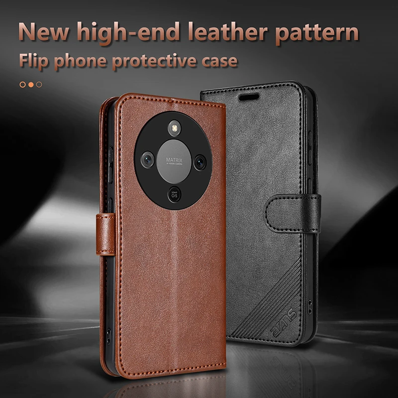 حافظة لهاتف Honor X9d 5G محفظة من جلد البولي يوريثان حافظات بطاقات الهاتف الناعمة من البولي يوريثان الحراري لهاتف Honor X9d حامي الشيفول