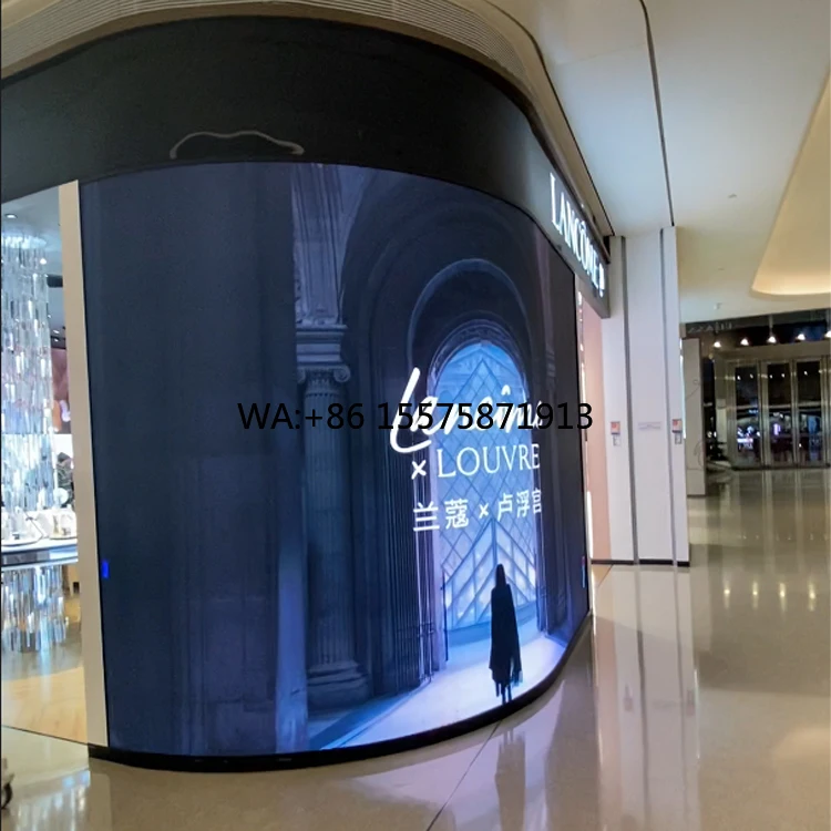 135 163 216 Inch Foldable Mobile Led Conference Machine TV Price Pantalla Premium Indoor Moving Video Wall Display Screen Panel