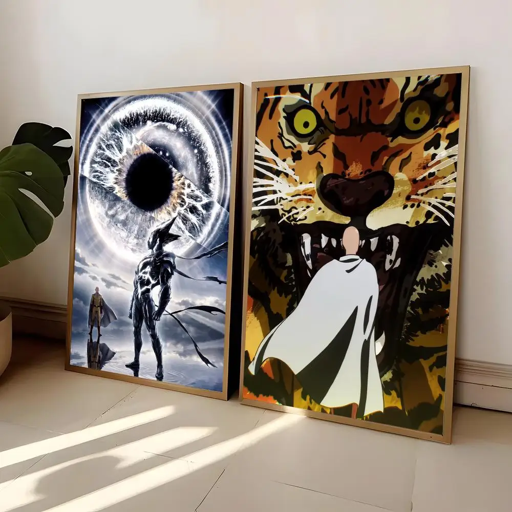 One-Punch Man Painting Calligraphy Frameless Poster Canvas Painting Wall Prints Picture For Living Room Home Decor