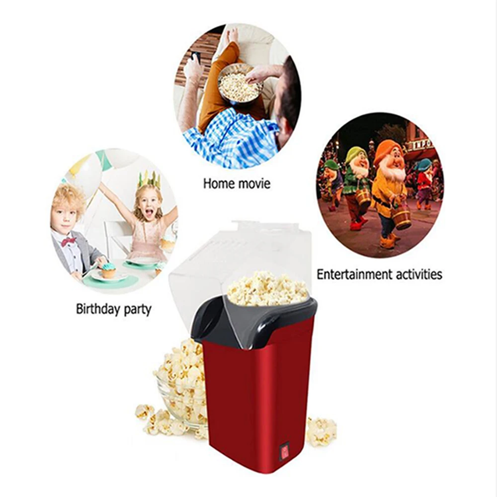 220V Popcorn Makers Mini Popcorn Machine Electric Household Appliance Machine Fully Automatic Popcorn Machine For Home Kitchen