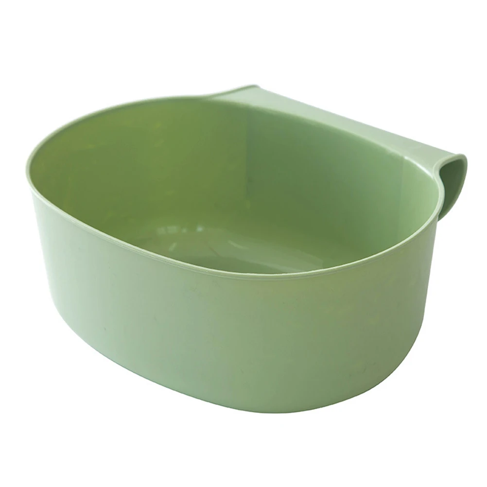 

Hanging Trash Can Storage Baskets Space Saving Waste Basket Large Capacity PP Material Easy Clean Household Use