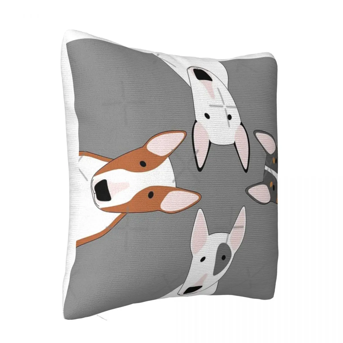 Bull Terrier Squad Cushions Pillows Cover Pillow Covers Decorative Pillow Case Pillow Cover