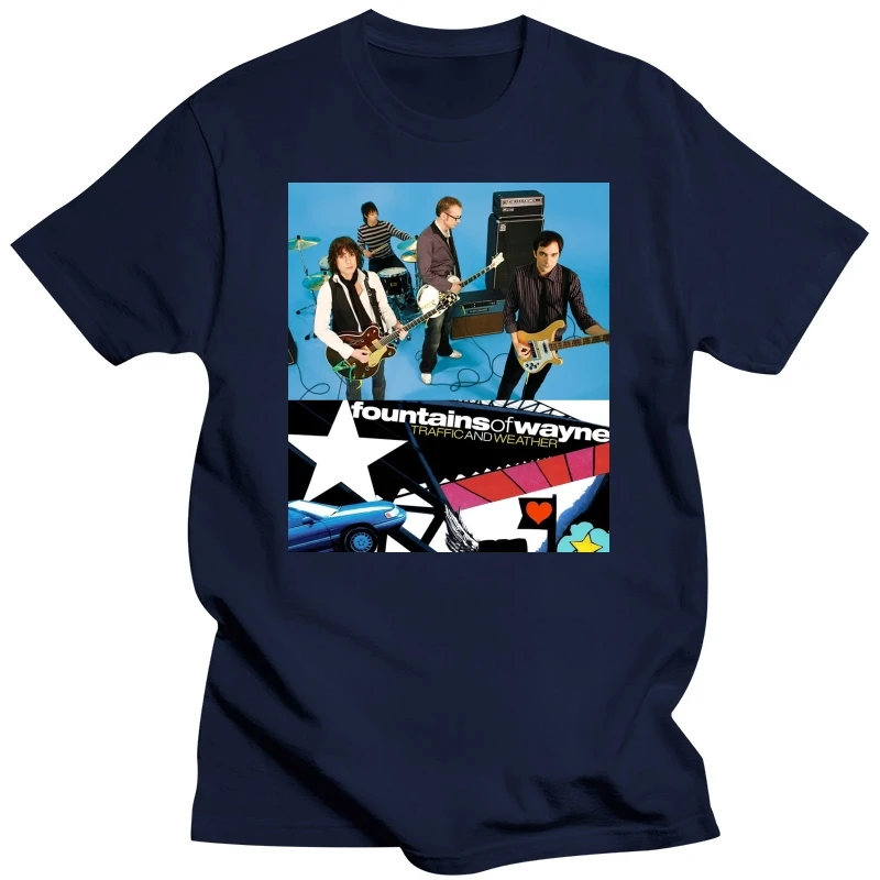 Fountains of Wayne Alternative Rock Unisex Adult T-Shirt Heavy Cotton Tee