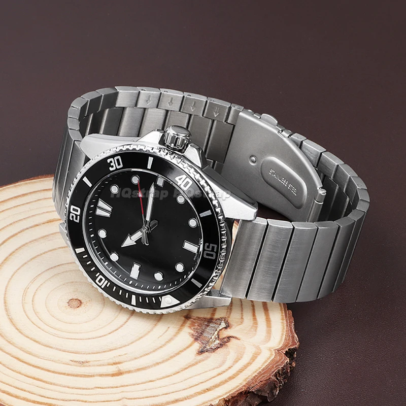 솔리드 스테인레스 스틸 시계 밴드, 스트랩 금속 팔찌, 스마트 워치 범용 교체 손목 밴드 액세서리, 18mm, 20mm, 22mm