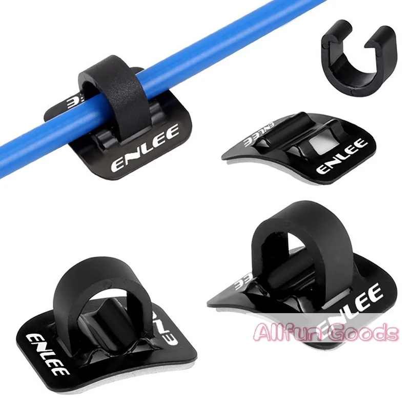 [TG835]Aluminum Bike Oil Tube Fixed Clamp Conversion Trap Adapter Bicycle Shifter Brake Cable Set Frame U Buckle Tube Clip Guide