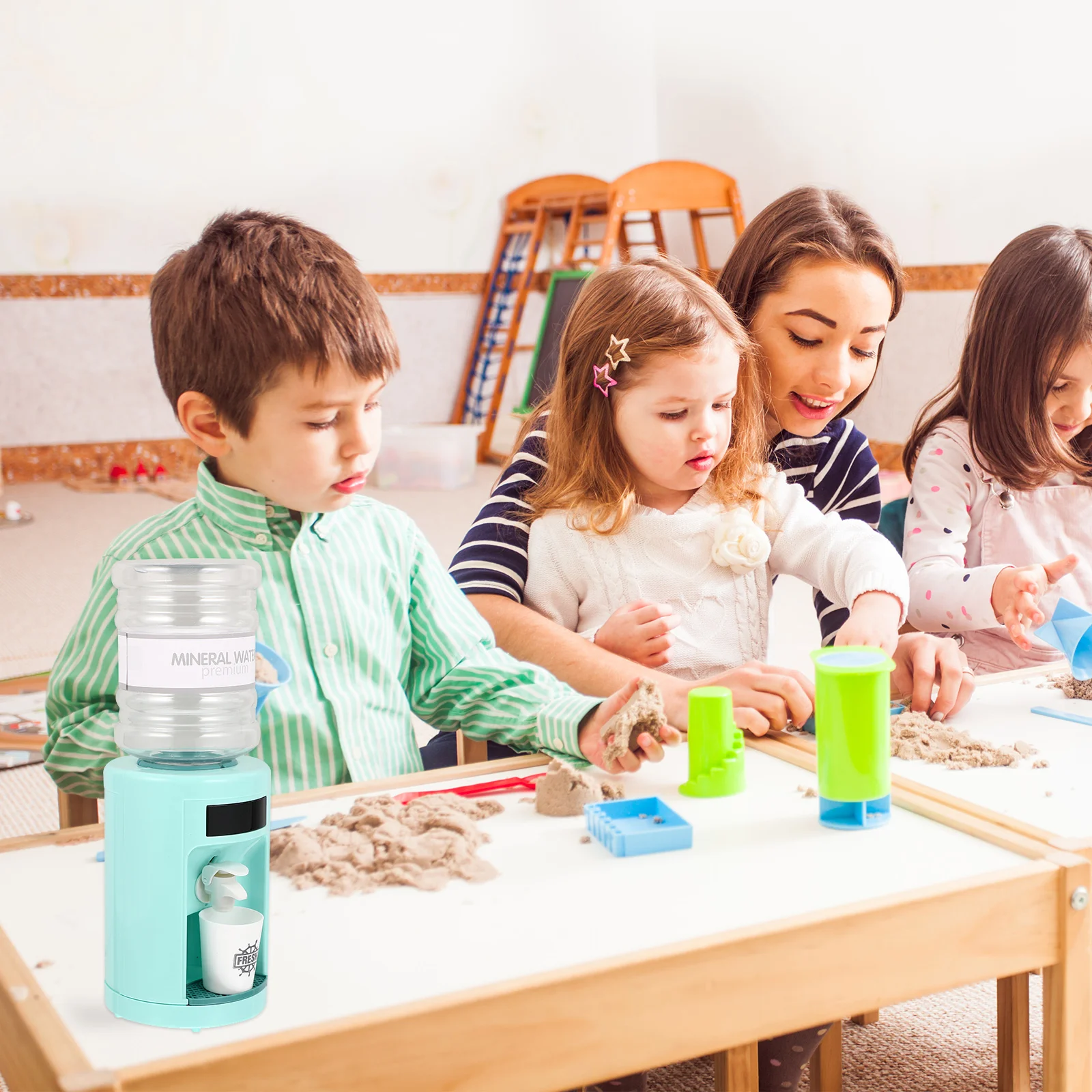 

Имитация диспенсера для воды, маленький мини-машина для украшения спальни, миниатюрная крошечная машина