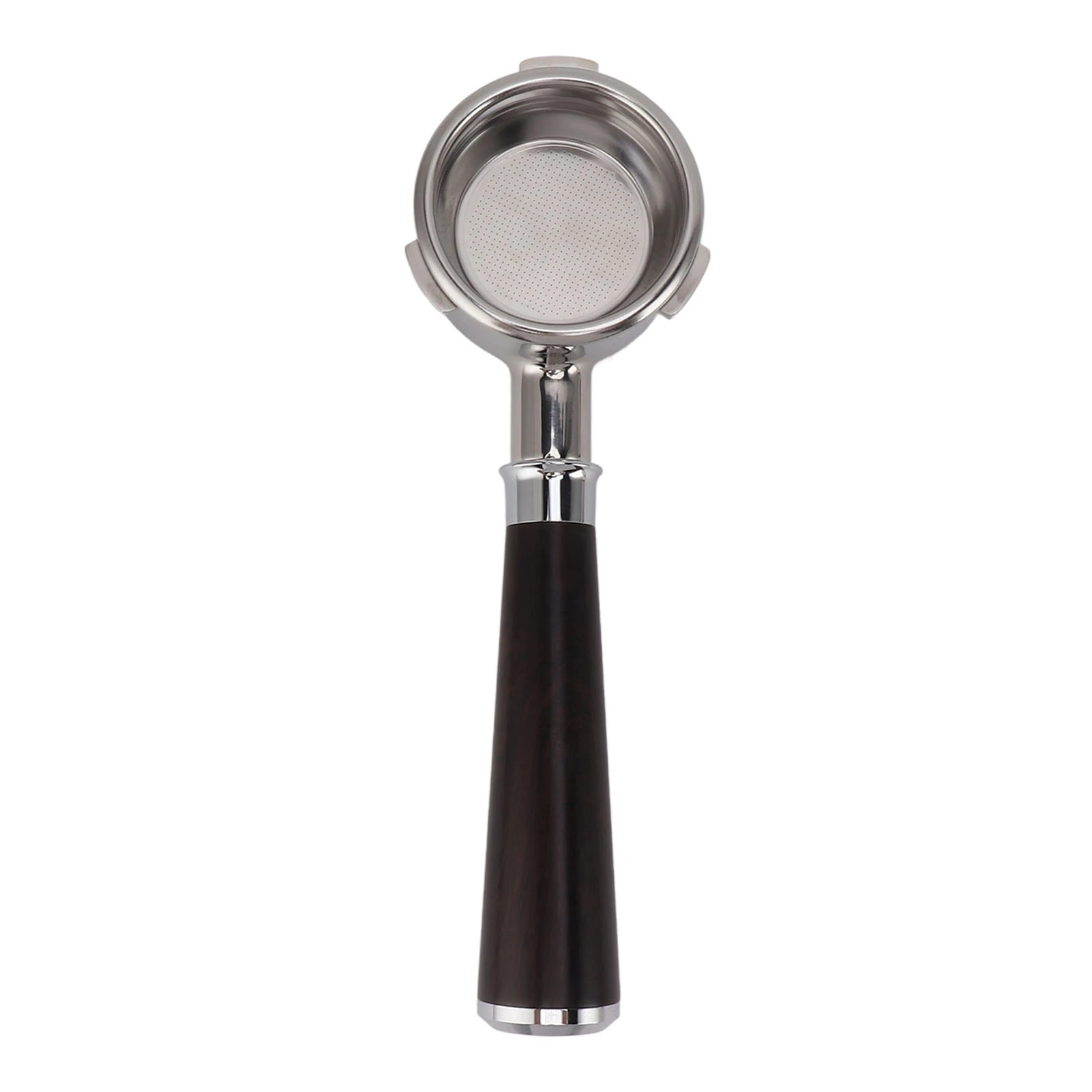 58mm Bottomless Portafilter 3 Ears Stainless Steel Coffee Portafilter Solid Wood Handle for Barsetto Coffee Machine