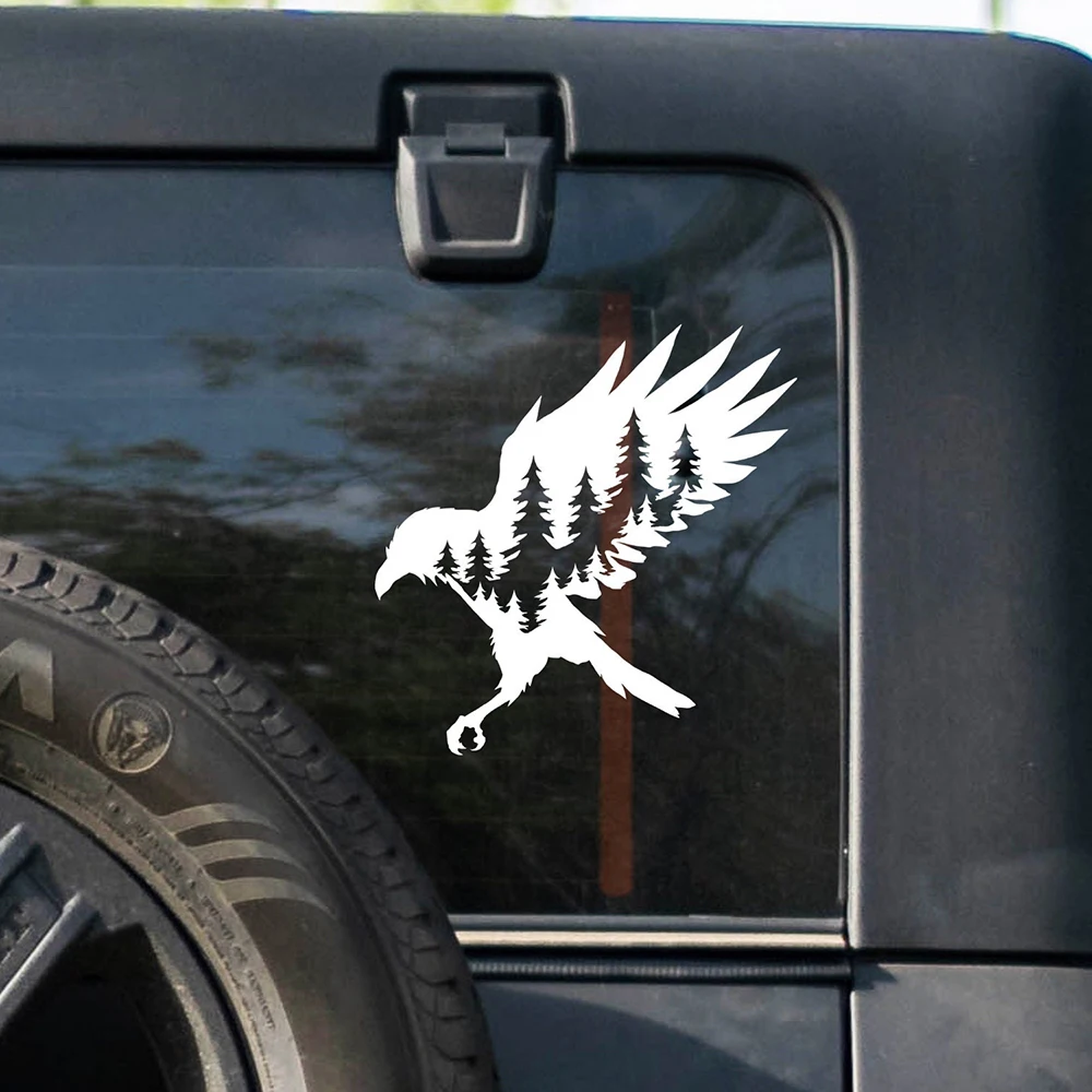 Raven Bird Vinyl Car Stickers And Decals Windows Bumper Decor Sticker Tunning Parts - view 4