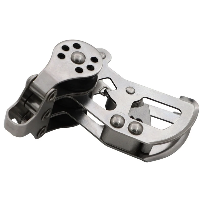 Stainless Steel Marine Pulley Block For Sailboats Rigging Surfing Equipment R6FB