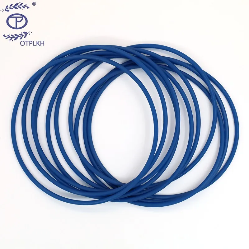 PU O-Ring Seals 175*5.3mm ID*CS Turned Blue Polyurethane O-Ring Specifications Cross section factory Customized wholesalers otp