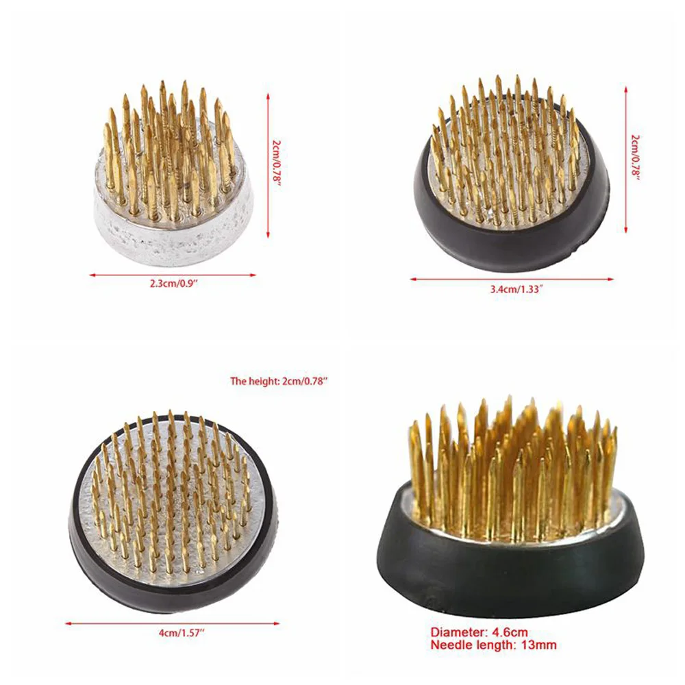 Image 7: Kenzan en caoutchouc pour arrangements floraux, base à picots pour fleurs, support Ikebana, outil de fixation artistique