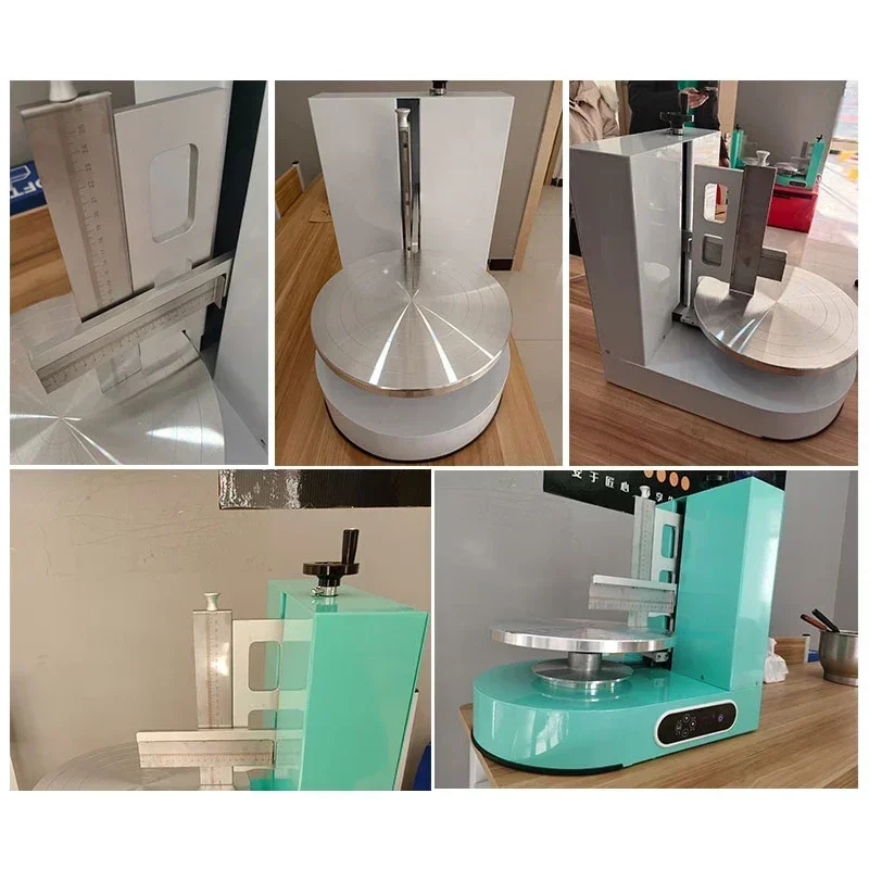 220 В электрическая 36 см круглая машина для нанесения крема для торта, наполнитель покрытия, машина для украшения крема для хлеба, разбрасыватель для сглаживания