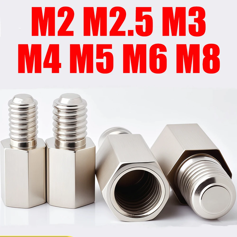 304 Edelstahl Abstandshalter PCB-Stütze Männlich zu Weiblich Sechskant-Platinenabstandshalter Säulen Abstandsbolzen M2 M2.5 M3 M4 M5 M6 M8 M10 – Detail 7