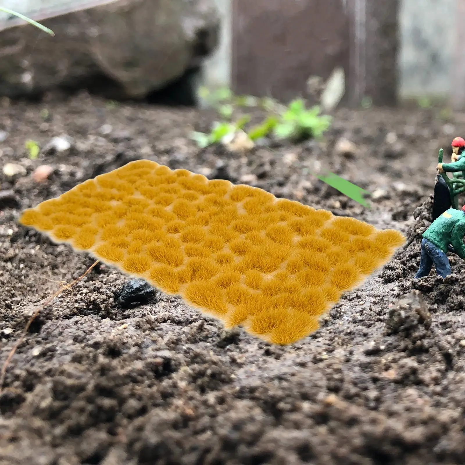 Ramilletes de Césped Artificial de Resina, Miniaturas de Hierba Estática para Maquetas de Ferrocarriles, Construcción de Escenarios, Mesas de Arena y Paisajes