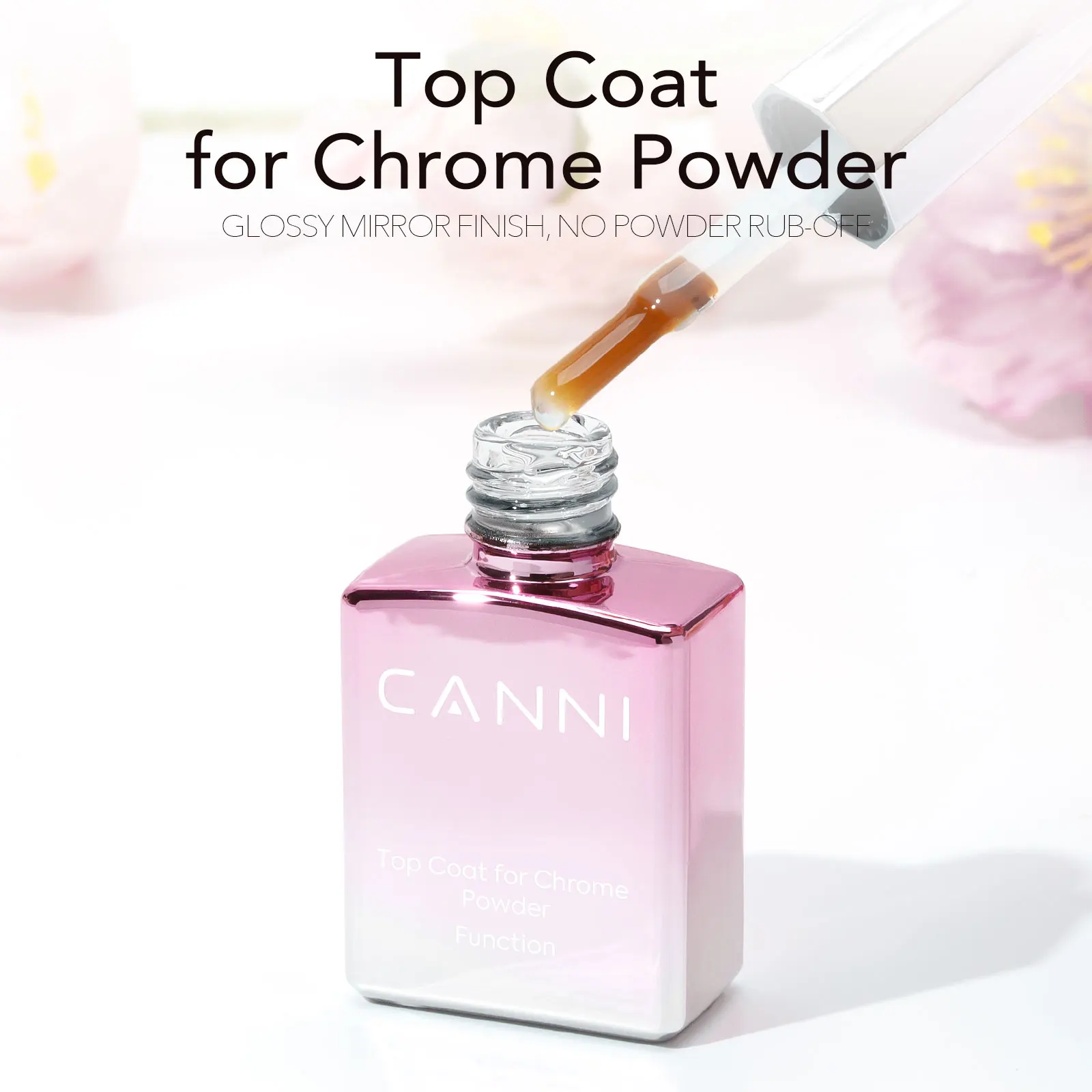 CANNI Chrom-Puder Aurora Spiegeleffekt-Pigment Glitzerstaub für Nägel Gel-Lack Holographische Dekoration Hochpigmentiert – Detail 13