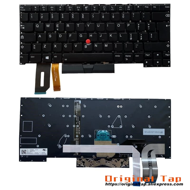 IT Italian Backlit Keyboard for Lenovo Thinkpad P1 Gen 3 X1 Extreme 3rd SN20W85548 SN20W85512