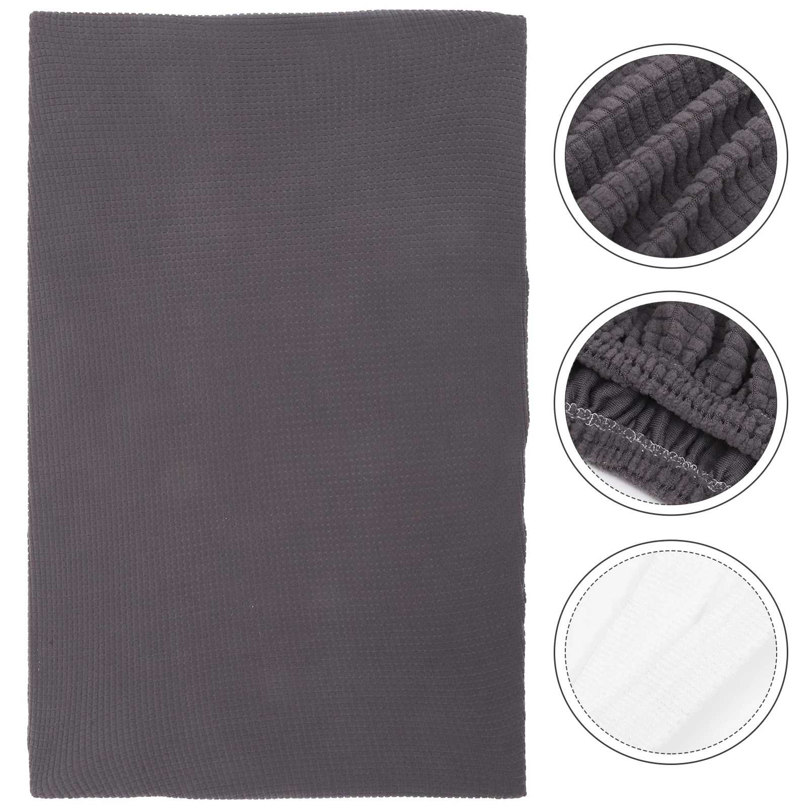 

Garden Bench Piano Stool Cover Cover 90-120x35-50x20cm Black Fabric Dustproof Seat Protector Dining Piano Covers