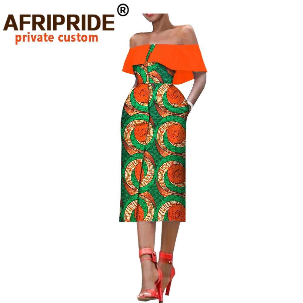 Afripride-vestido de verão estilo africano, sem mangas, mid-bezerro, single-breasted, sem alças, casual, para as mulheres, a7225159, 2024