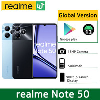 realme Note 50 6.74'' 90Hz Display IP54 Waterproof Resistance 3Card Slot 5000mAh Battery 13MP Camera 7.99mm Ultra Slim Fast ship