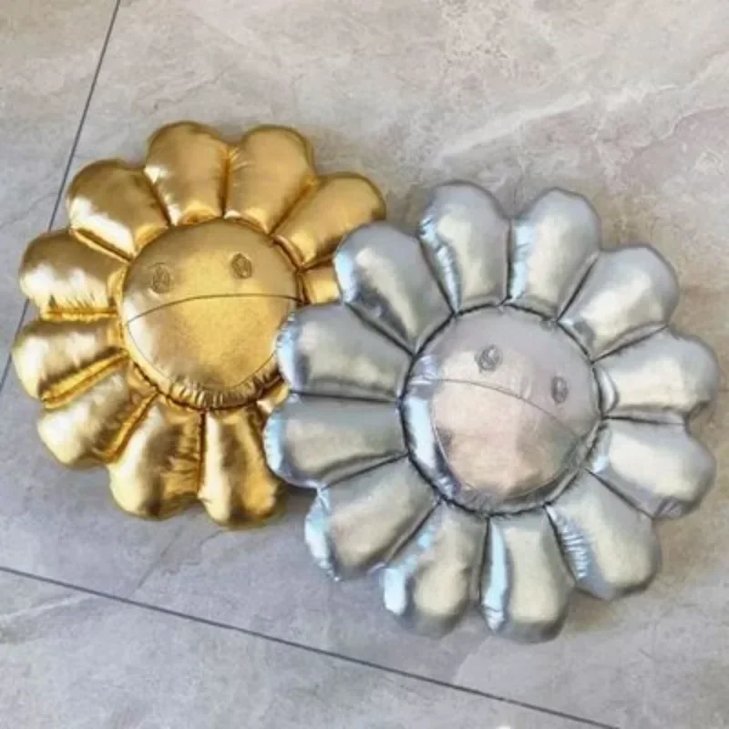 Estetyczny kwiat Pluszowa poduszka Śliczna tęcza Kwiat Wypchana poduszka Sofa Poduszka dekoracyjna Biuro Odpoczynek Poduszka na plecy Dekoracja