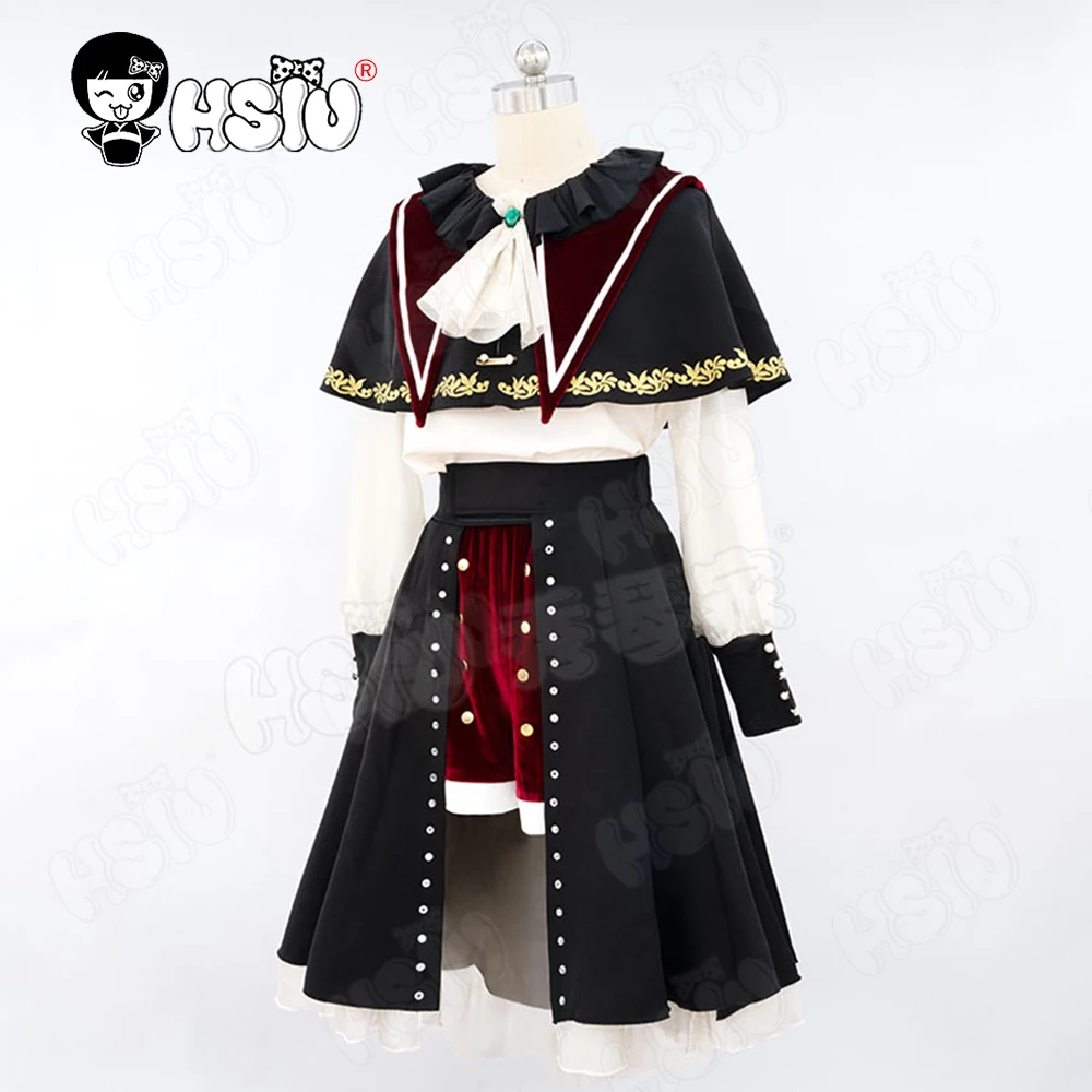 Wakaba Mutsumi Cosplay Clothing Wig Fiber synthetic wig「HSIU 」Death Show Costumes Cyan colored Wig BanG Dream! Cosplay Costumes - Image 4