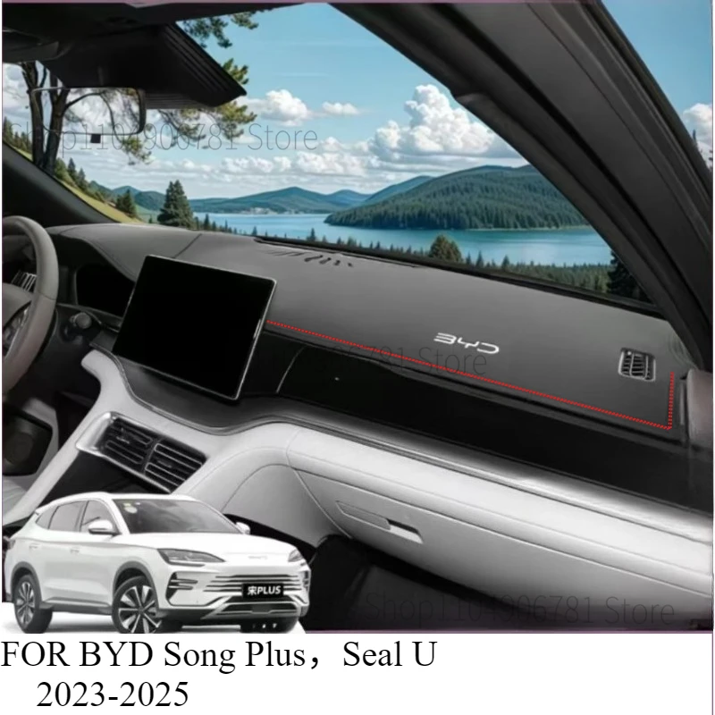 

ДЛЯ BYD Song Plus ‌ ,Seal U 2023-2025 Автомобильный коврик для приборной панели, коврик для приборной панели, козырек от солнца, чехол для приборной панели, аксессуары для ковров